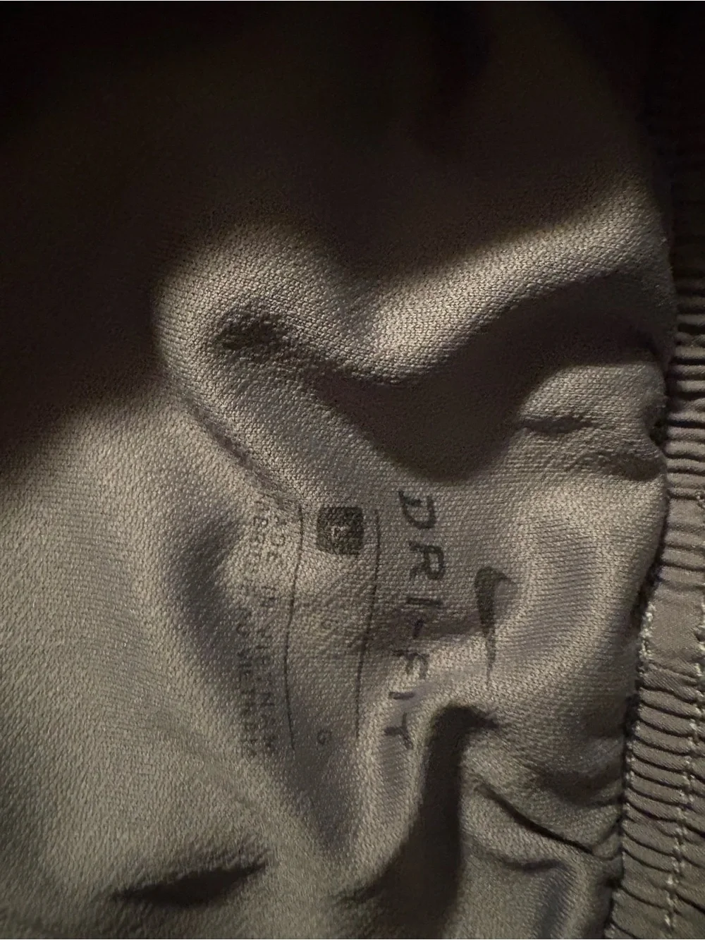 Nike Men’s Light Gray Athletic Shorts with Swoosh